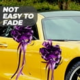 thumbnail image 5 of Wedding Car Decoration Wrapping Bows Ribbon Favors Latte Purple 10 Pcs, 5 of 6