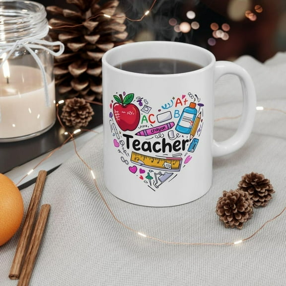 Novelty Ceramic Mug for Teacher Appreciation