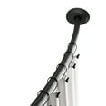 thumbnail image 7 of Better Homes & Gardens 50” to 72” Adjustable Tension or Wall-Mount Curved Shower Curtain Rod, Black, 7 of 7