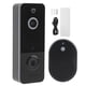 thumbnail image 2 of Timbre de video inteligente ANGGREK HD Wifi negro con visión nocturna infrarroja, 2 of 8