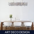 thumbnail image 3 of 020321-010-FR001-Allegri Lighting-Capri - Five Light Wall Bracket   Chrome Finish with Firenze Clear Crystal, 3 of 3