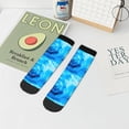 thumbnail image 7 of Pofeuu Blue Shell Print 30cm Socks, Adult Running Hiking Socks for Youth and Adult, 7 of 7