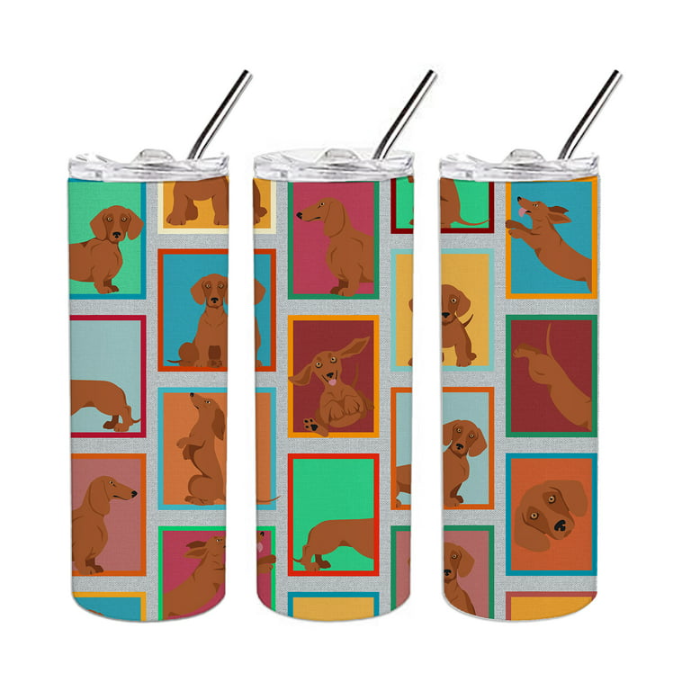 Hiipoo 8 Pack Sublimation Tumblers bulk 20 oz Skinny, Stainless