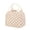 E, variant on Insulated Checkered Lunch Bag Tote with Top Handle Zip Closure and Front Pocket for Work School Picnic Travel