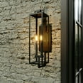 thumbnail image 4 of Millennium Lighting 280002-TBK Lamont 2 Light 24" Tall Outdoor Wall Sconce - Black, 4 of 7