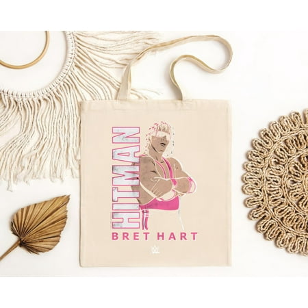 vintage WWE Hitman Bret Hart Tote Bag-TH18807