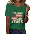 thumbnail image 4 of MEICHEN 4th Of July Shirts For Women Summer USA Star Stripes Graphic Tees Patriotic Blouse 250 Anniversary USA Shirt, 4 of 6