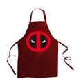 thumbnail image 1 of Deadpool Yeux en Colère Cercle Symbole Tablier de Cuisine, 1 of 1