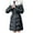 Black, variant on Hvyesh Womens Puffer Coat with Hood Winter Shiny Long Hooded Jacket Warm Long Sleeve Baggy Long Coats Quilted Jackets with Pockets