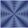 thumbnail image 1 of Ahgly Company Tapis d'Intérieur Lavable à la Machine, Carré, Transitionnel, Bleu, Tapis de Zone, 7 Pieds Carré, 1 of 7