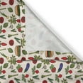 thumbnail image 3 of Ambesonne Food Art Kitchen Curtains, Hamburger and Vegetables, 55"x39", Beige and Multicolor, 3 of 3