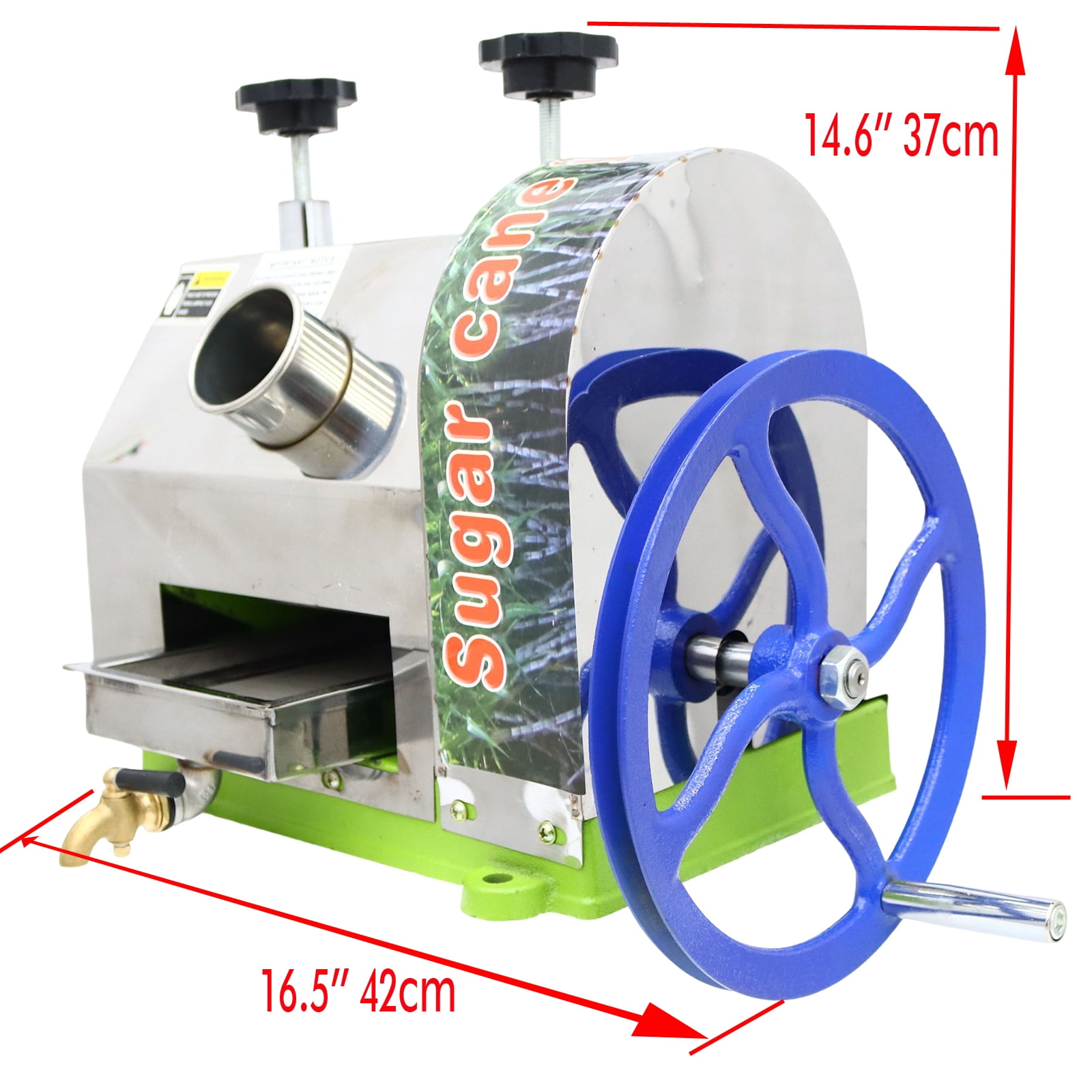 Sugarcane Ginger Press Juicer Machine Hand-Cranked Metal Commercial Home