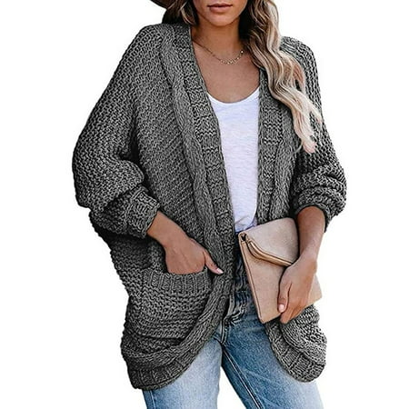on Sale! HIMIWAY Upgrade Your Winter Wardrobe with Our Stylish Women s Knitwear Perfect for Any Occasion! Stylish Ladies  Knitwear Gray M
