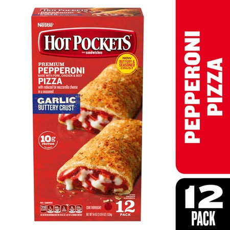 Hot Pockets Pepperoni Pizza Frozen Sandwiches 54 oz.