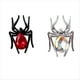 thumbnail image 1 of Producto Terminado Adornos de Araña Decoración de Manicura con Tachuelas de Aleación Retro Negro y Plata, 1 of 6