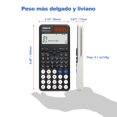 thumbnail image 3 of Pendancy Calculadora Cient&iacute;fica 417 Funci&oacute;n 2 L&iacute;neas 12 D&iacute;gitos Pantalla Escrita Calculadoras solares y bater&iacute;a &uacute;tiles Escolares para, 3 of 8