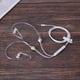 thumbnail image 3 of 5 Piezas Auricular con Cable de Tubo de Aire Estereo de 3,5 mm Auriculares Biauriculares Antirradiacion Auriculares con Aislamiento de Ruido Microphone para Telefono Movil, 3 of 10