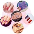 thumbnail image 4 of 24 Rejillas Mariposa Brillo de Uñas Mariposa Decoración de Uñas Lentejuelas Holográficas Mariposa Nail Art Glitter para Decoración de Uñas Decoración de Cara y Cuerpo, 4 of 5