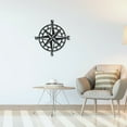 thumbnail image 5 of Protoiya Metal Decorative Nautical Compass Wall Decor, Living Room Bedroom Office Porch Garden Patio Signs Wall Hanging Art Beach Theme Home Decoration, 5 of 6