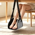 thumbnail image 6 of Travel Foot Rest Hammock, Adjustable Airplane Footrest With Foldable Design And Comfortable Support, Portable Leg Rest Sling for Flights Car Rides Office Work And Long Trips, 6 of 9
