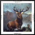 thumbnail image 5 of Art.com Monarch of the Glen Art Print by Edwin Henry Landseer, Black Frame Wall Art, 29" x 29", 5 of 5