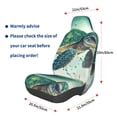 thumbnail image 2 of Lsque Watercolor Turtle1 Pattern Car Seat Covers for Front Seats , Waterproof Seat Covers for Cars, Sporty Front Seat Covers,Car Seat Cover Protector Front Seats, 2 of 5
