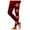 Wine, variant on Zhanying Christmas Leggings for Women Red Lightweight Wrinkle-Resistant Holiday Leggings for Women Plus Size Black XXL