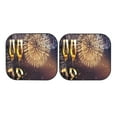 thumbnail image 7 of Disketp 2 Piece Happy New Year Pattern Windshield Sunshades,Folding Windshield Sun Shade For Car Suv Trucks Sedan,Blocks Uv Rays Sun Visor Protector-Large, 7 of 7