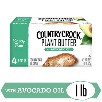 Country Crock Dairy Free  Butter with Avocado Oil Sticks, 16 oz
