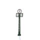 thumbnail image 2 of Wosthever Lámparas de reloj de ferrocarril, Material de Metal, poste de luz en miniatura, diseño de construcción de tren, luces de calle, decoraciones Artesanía Tipo9 Wosthever HA064507-09, 2 of 6
