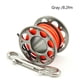 thumbnail image 5 of Eigraketly Carrete de carrete de buceo Keep, carretes de cuerda de poliéster de Color sólido portátiles, accesorios subacuáticos de pesca de con Deportes acuáticos Gris 15m Eigraketly OD003289-10, 5 of 6