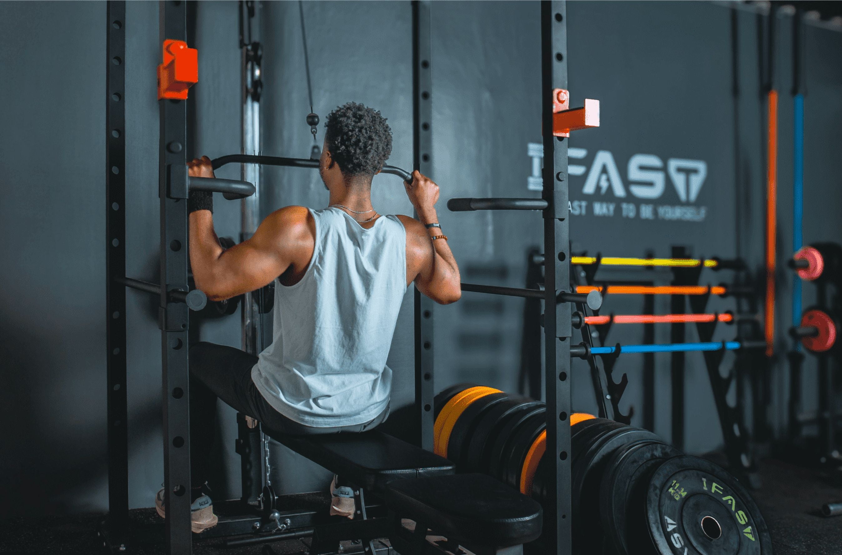 Dumbbell Rack, Multi-functional Power Cage, Home Adjustable Pullup Squat Rack 1000Lbs Capacity Comprehensive Fitness Barbell Rack with Weight Bench, Black+Red Weight Rack,Steel Weight Storage Rack