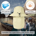 thumbnail image 4 of Gseagtia Hat circumference 55-60cm outdoor men's and women's sunscreen fishing hat mountaineering breathable sun hat, 4 of 5
