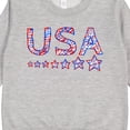 thumbnail image 3 of Inktastic Fourth of July USA Red, White, and Blue Toddler Sweatshirt, 3 of 4
