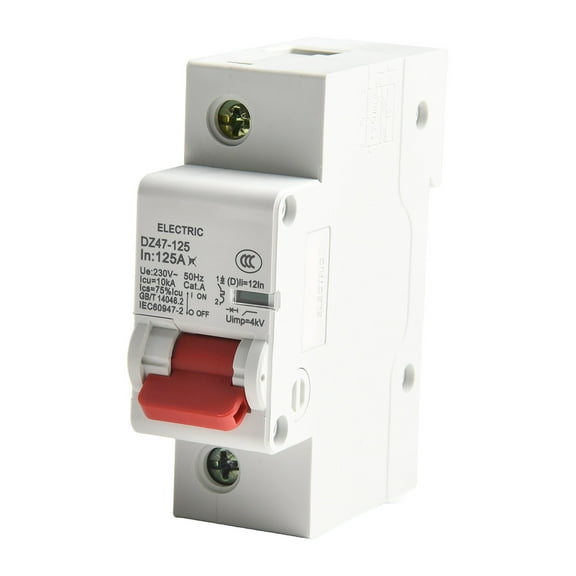 1P Ac For Mcb 230V 125A Circuit Breaker For Pv Battery Main Switch For Dz47