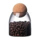 thumbnail image 1 of Tarro de cristal para guardar alimentos, recipiente de cristal hermético, tarro para dulces, con bola de corcho, tarro para especias, azúcar, café, galletas, 1 of 6