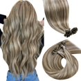 thumbnail image 1 of Extensiones de cabello humano LaAvoo con punta K, 22 cm, rubio ceniza y platino, 1 of 1