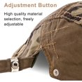 thumbnail image 6 of Men Beret Hat Cotton Buckle Adjustable Newsboy Hats Cabbie Gatsby Cap, 6 of 14