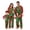 Green/Red Plaid, variant on Onlypjs Family Christmas Pajamas Matching Sets, Merry Christmas Raglan Tops with Plaid Pants, Holiday Lounge Sets for Couples, Women and Men