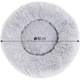 thumbnail image 2 of Cama para perros, cama para gatos, sofá redondo tipo donut para perros pequeños, cojín para gatos, cama de felpa tranquila para mascotas, piel sintética cómoda y esponjosa para interiores, 2 of 5