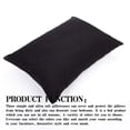 thumbnail image 4 of Microfiber Toddler Pillowcases, 2 Pcs Zipper Closure Travel Pillow Covers, 13 x 18, Black, 4 of 6
