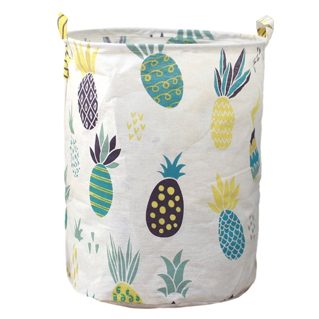 Desk Organizers Large Dirty Basket With Handle Inner Foldable Storage Basket Doll Organizer