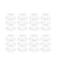thumbnail image 5 of Serenable 200x Ink Cups Heart Shaped Pigment Disposable Container Pigment for Permanent Makeup Supplies White, 5 of 9