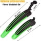 thumbnail image 2 of Guardabarros de bicicleta universal ajustable espesar guardabarros delanteros traseros MTB kit de guardabarros para bicicleta de velocidad Fixie Urban Gravel City Bike ruedas de 20-27 pulgadas BRILLAR  Rojo Verde, 2 of 5