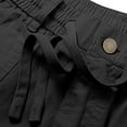 thumbnail image 5 of CaComMARK PI Cargo Shorts for Men Casual Workwear Shorts Loose Summer Outdoor Sports Pants Half Shorts Pants Black 10(XL), 5 of 7
