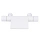 thumbnail image 3 of Grifo para bañera Ticfox montado en la pared de acero inoxidable Blanco G1/2, 3 of 14