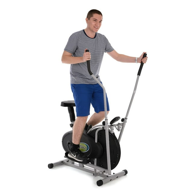 TOMSHOO Elliptical Bike 2 in 1 Cross Trainer Fitness Machine