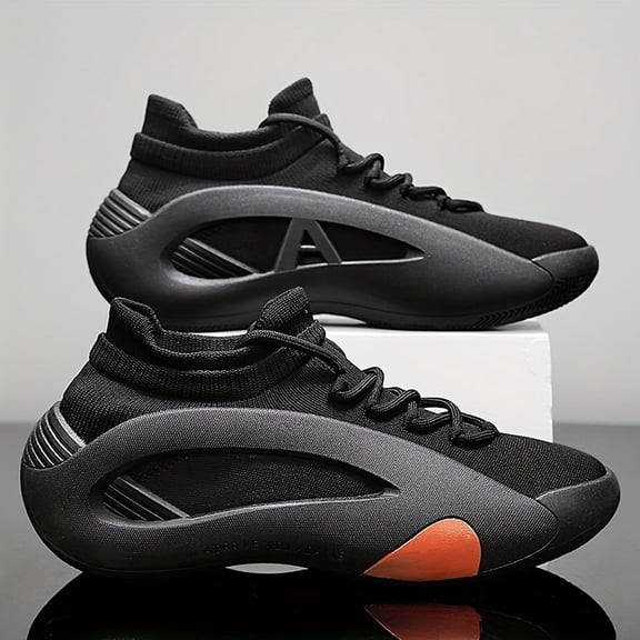 Men's Thick-soled High-top Domineering Running Shoes Fashion Dad Shoes,  Outdoor Breathable