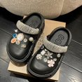 thumbnail image 1 of Sandalias elegantes para mujer, zuecos a la moda, toboganes de playa y calle, zapatillas que aumentan la altura, novedad de 2023, 1 of 4