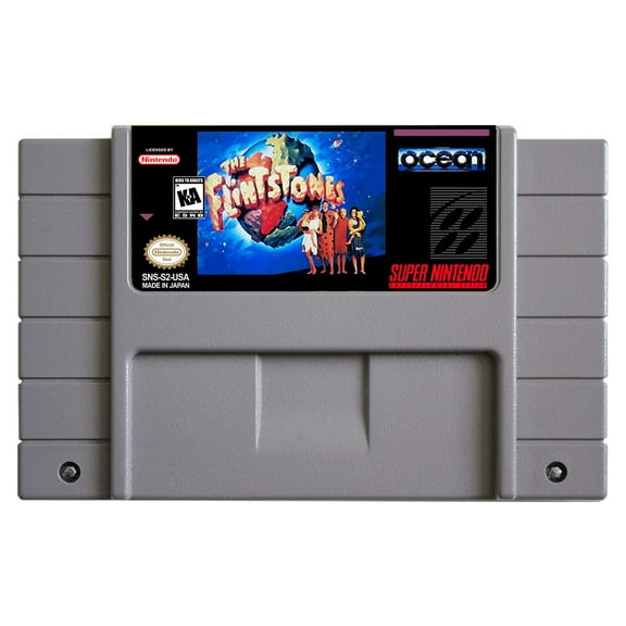 SNES Games Cartridge Flintstones, The